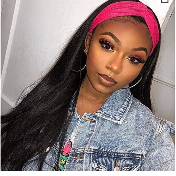 Other - 22 Inch straight headband wig human hair